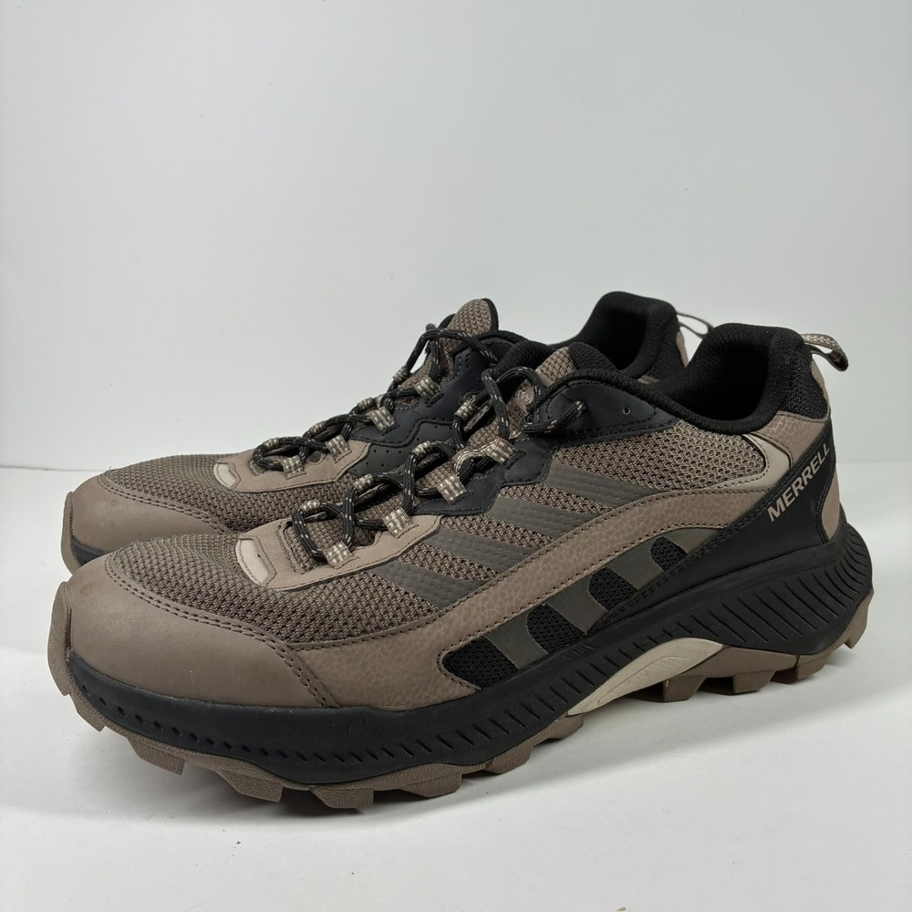 Merrell Speed Strike 2 Men's 13 Fungi Brown Trail Hiking Shoes Sneakers J037853